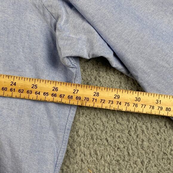 VTG Ralph Lauren Oxford Button Down Shirt Men's 18 34/35 2XL Blue Formal Causal - Picture 9 of 12